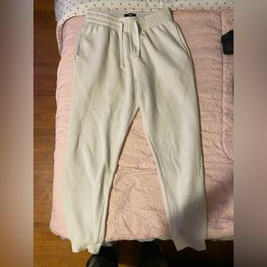 White sweatpants